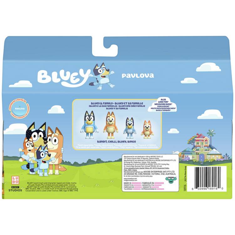 Bluey Pavlova supermarket playset with working escalator (British brand)