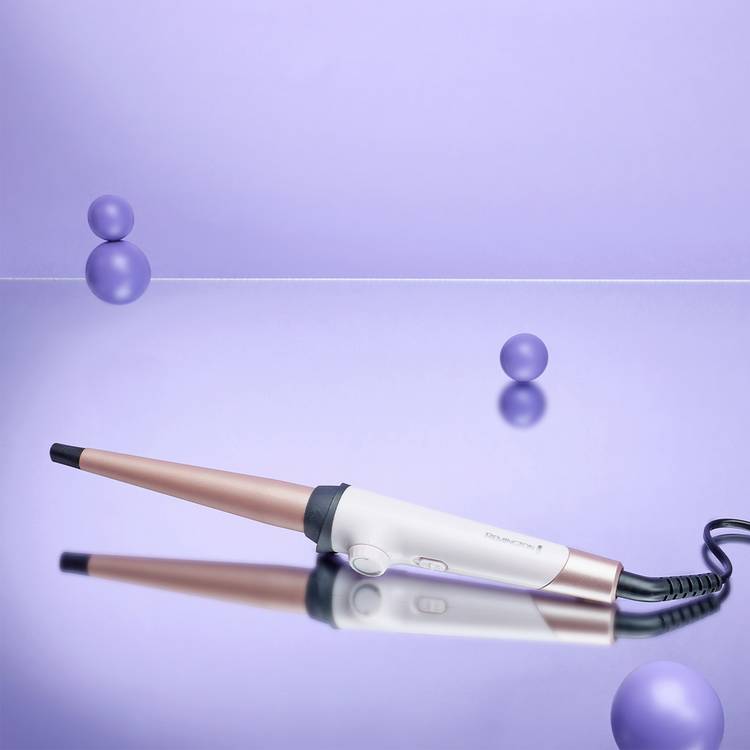 Remington Almond Allure tapered curling wand - British product