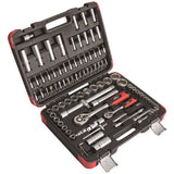 Hilka 94 piece socket set with chrome vanadium steel (British brand)
