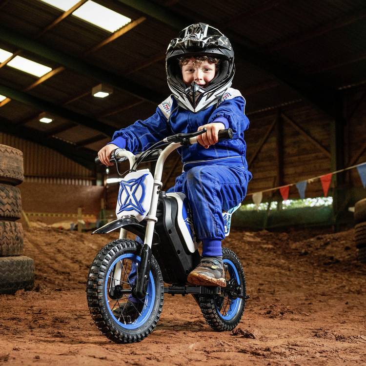 Xootz Cobolt electric ride on bike for kids ages 6+ - British product