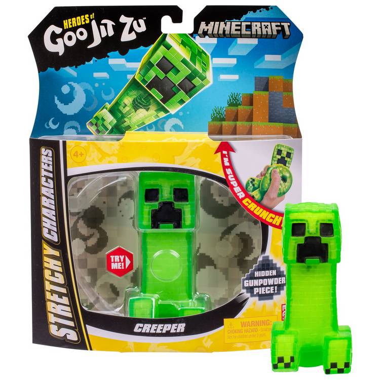 Heroes of Goo Jit Zu Minecraft Creeper figurine 24.5cm (British brand)