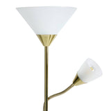 Argos Home brass floor lamp H178cm, imported from the UK