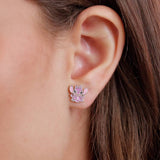 Disney cubic zirconia Angel stud earrings 10.6mm - British product