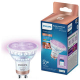 Argos Philips WiZ GU10 4.7W Smart LED Light Bulb - Pack of 1- Buy online at McGrocer
