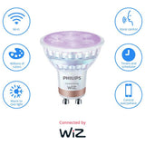 Philips WiZ GU10 smart bulb 4.7W - British product
