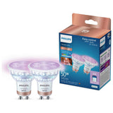Argos Philips WiZ GU10 4.7W Smart LED Light Bulb Pack of 2- Buy online at McGrocer