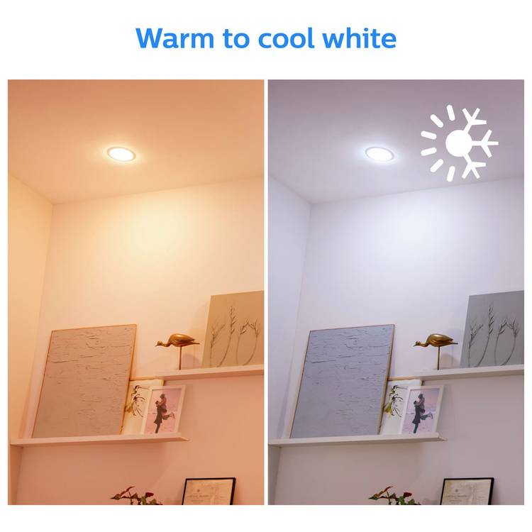 Philips WiZ GU10 smart light bulb pack of 2 (British brand)