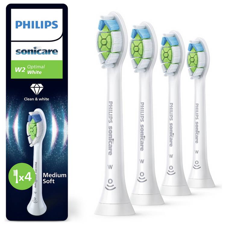 Philips Sonicare Optimal White toothbrush heads 4 pack, UK version