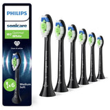 Argos Philips Sonicare Optimal White Toothbrush Heads Black 6 Pack- Buy online at McGrocer