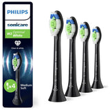 Argos Philips Sonicare Optimal White Toothbrush Heads Black 4 Pack- Buy online at McGrocer