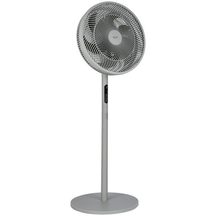 Bush grey pedestal fan 16 inch, imported from the UK