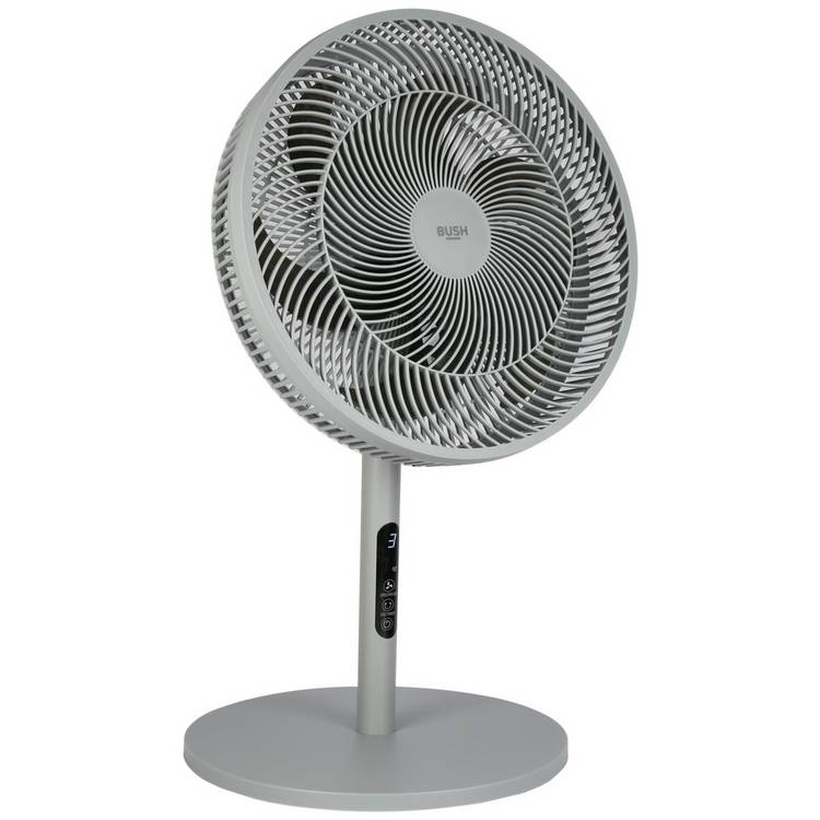 Bush grey pedestal fan 16 inch, imported from the UK
