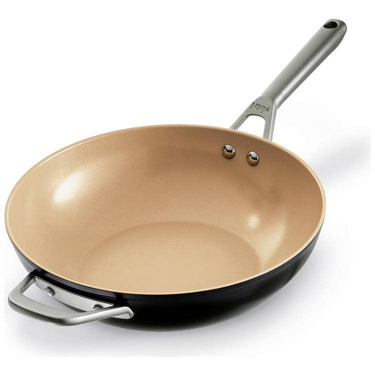 Ninja ceramic aluminium wok 28cm - British product
