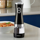 Tower Duo salt and pepper mill black, imported from the UK