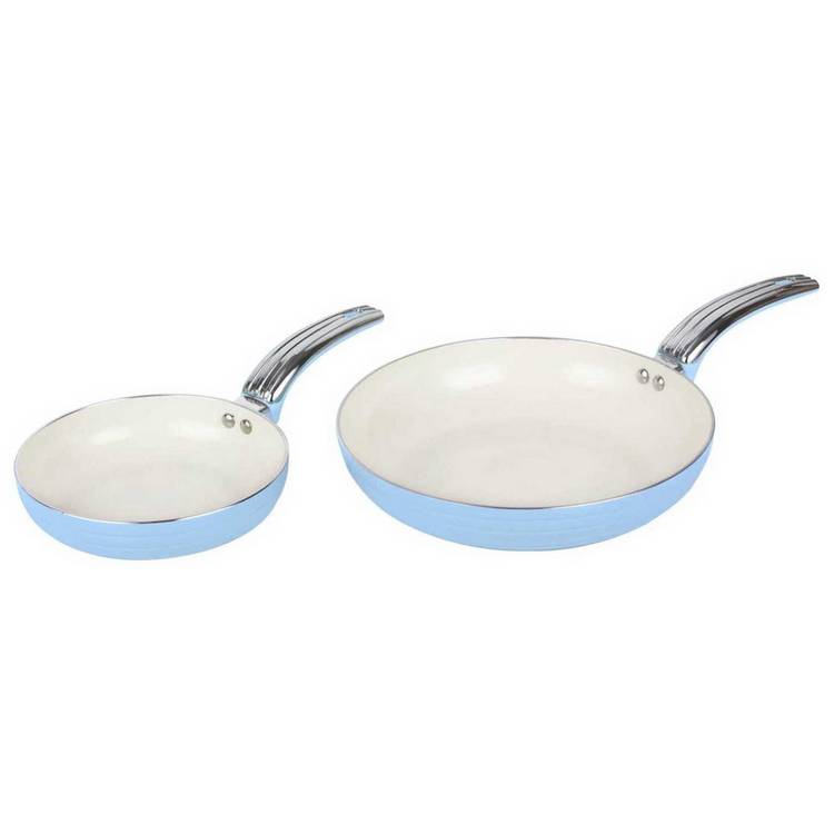 Swan Retro blue 5-piece saucepan set, UK version