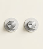 Cartier white gold LOVE stud earrings 7.2mm (British brand)