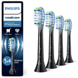Argos Philips Sonicare Black Plaque Defence Toothbrush Heads (Pack of 4)- Buy online at McGrocer