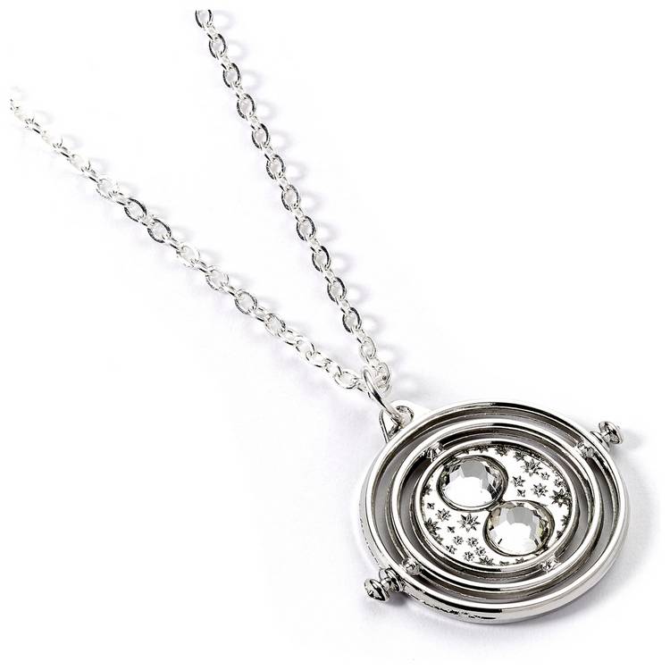 Harry Potter silver tone Time Turner pendant necklace (British brand)