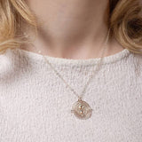 Harry Potter silver tone Time Turner pendant necklace (British brand)