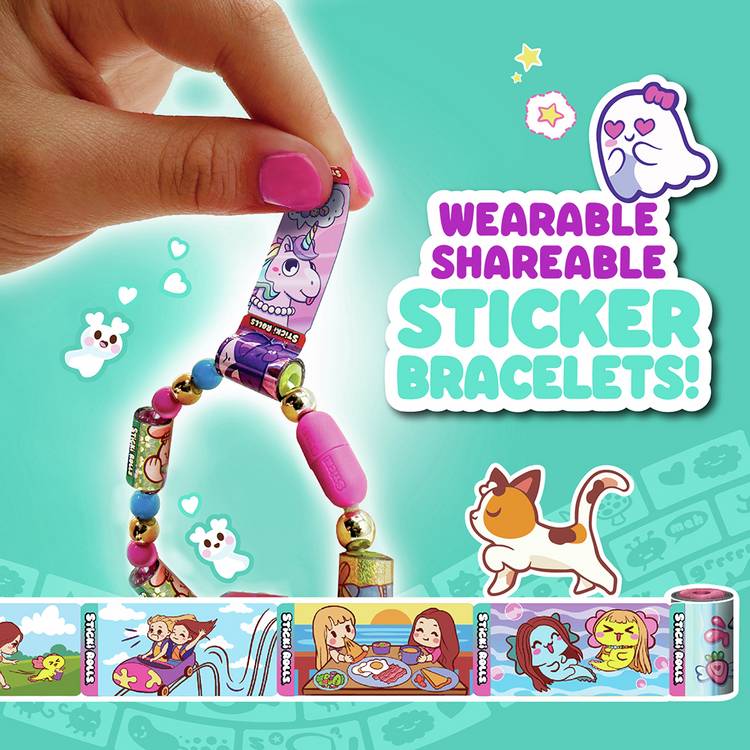 Sticki Rolls Anna & Erin BFF bracelet set, UK version