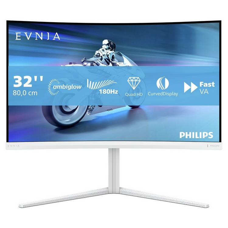 Philips Evnia 32-inch curved QHD gaming monitor, UK version