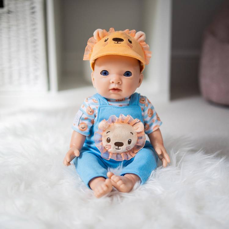 My First Tiny Treasures 36cm little lion doll outfit, UK version