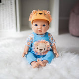 My First Tiny Treasures 36cm little lion doll outfit, UK version