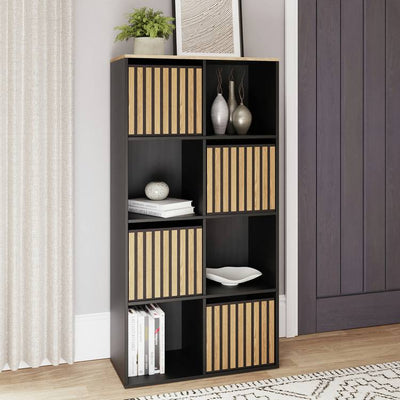 Argos GFW Kube 8 Cube Storage Unit - Black & Oak- Buy online at McGrocer