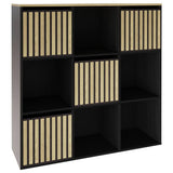 GFW Kube 9 Cube Storage Unit Black & Oak - British product