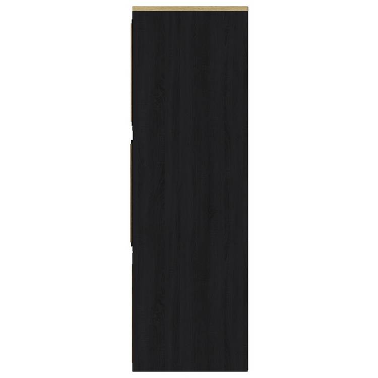 GFW Kube 9 Cube Storage Unit Black & Oak - British product
