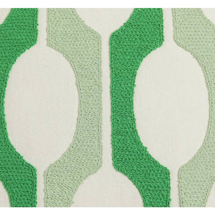 Habitat x Scion Billow cushion green 43cm, imported from the UK