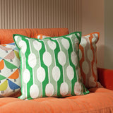 Argos Habitat x Scion Billow Cushion - Green - 43x43cm- Buy online at McGrocer