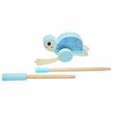 Chad Valley push along turtle with flipper sounds - British product