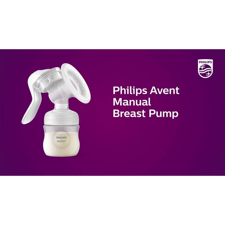 Philips Avent single manual breast pump, imported from the UK
