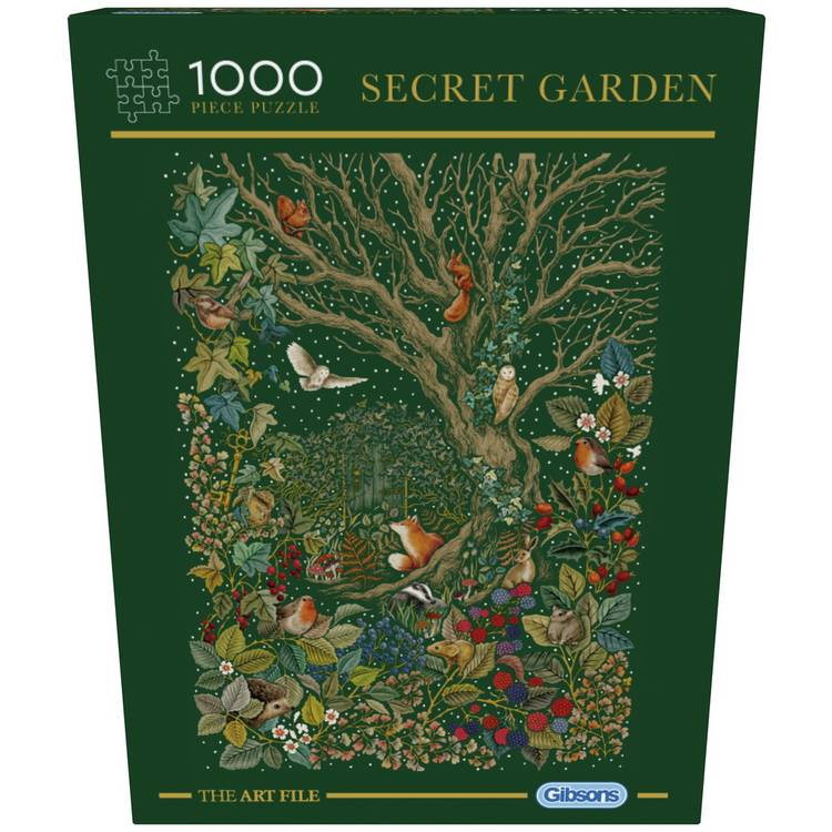 Gibsons Secret Garden 1000 piece puzzle, British brand