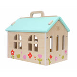 Chad Valley wooden garden house set with figures, UK version