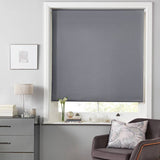Argos Home roller blind shimmer blackout grey 90cm - British product