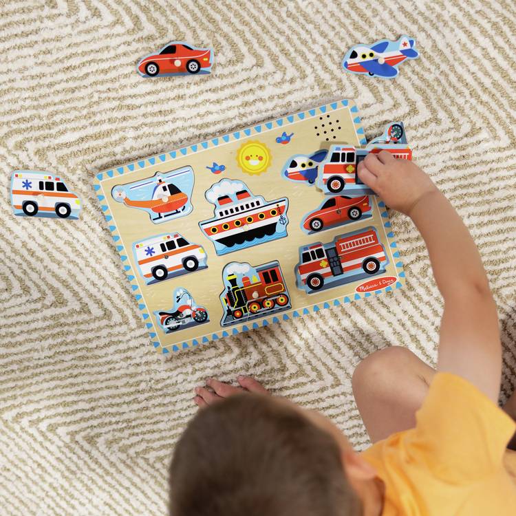 Melissa & Doug sound puzzle 8-piece, imported from the UK