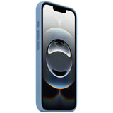 Apple iPhone 16e silicone phone case in Winter Blue - British product