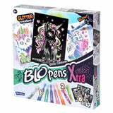 BLOPENS Xtra Glitter Creatures Set art kit (British brand)