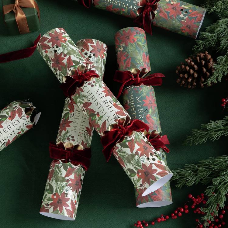 Argos Home premium Christmas crackers pack of 6 - British product