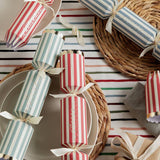 Argos Home luxury striped Christmas crackers pack of 6 - British product