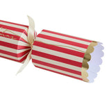 Argos Home luxury striped Christmas crackers pack of 6 - British product