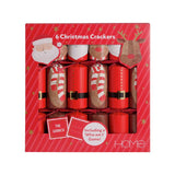 Argos Home Santa Christmas crackers pack of 6, imported from the UK