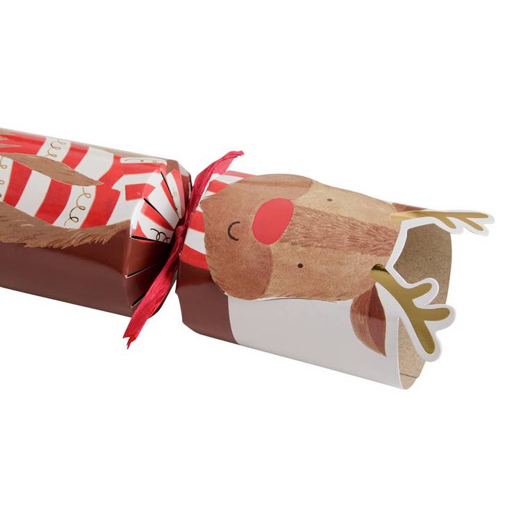 Argos Home Santa Christmas crackers pack of 6, imported from the UK