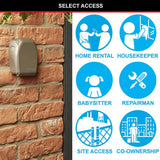 Master Lock reinforced certified wall mounted key safe - British product