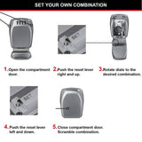 Master Lock reinforced certified wall mounted key safe - British product