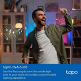 Tapo L430C 2-pack smart candle bulb E14 - British product