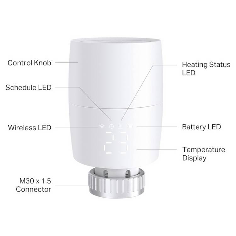 TP-Link Kasa KE100 smart thermostat radiator valve - British product