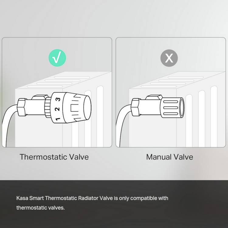 TP-Link Kasa KE100 smart thermostat radiator valve with hub, UK version